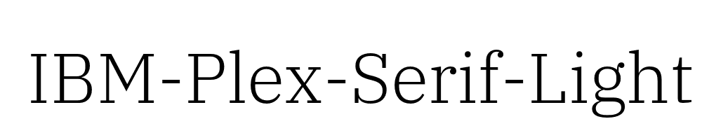 IBM-Plex-Serif-Light