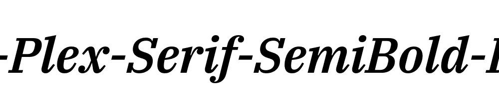 IBM-Plex-Serif-SemiBold-Italic