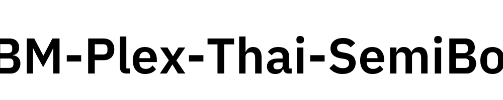 IBM-Plex-Thai-SemiBold