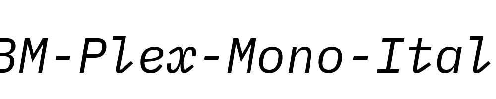 IBM-Plex-Mono-Italic