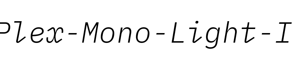 IBM-Plex-Mono-Light-Italic