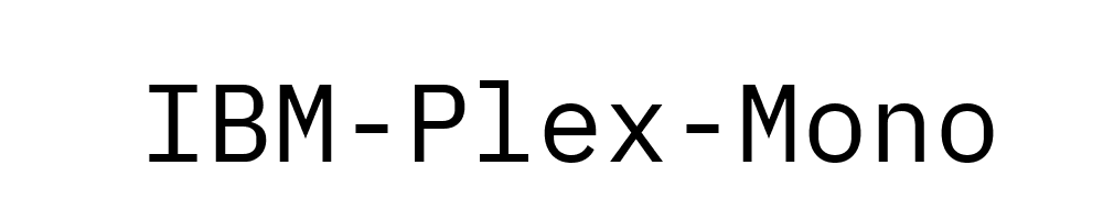 IBM-Plex-Mono