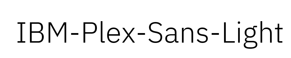 IBM-Plex-Sans-Light