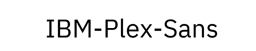 IBM-Plex-Sans