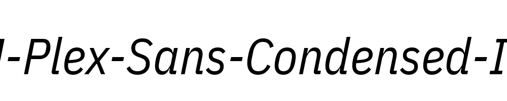 IBM-Plex-Sans-Condensed-Italic