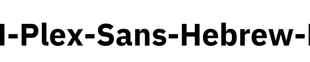 IBM-Plex-Sans-Hebrew-Bold