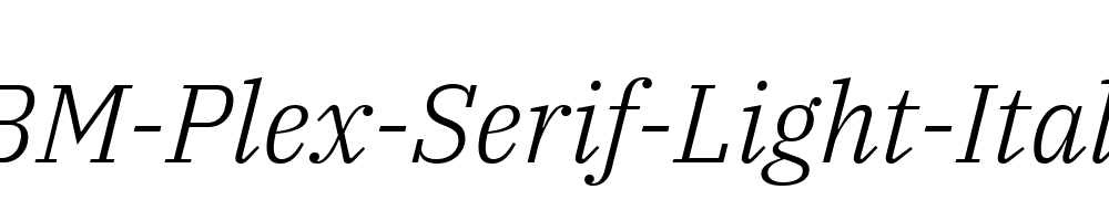 IBM-Plex-Serif-Light-Italic