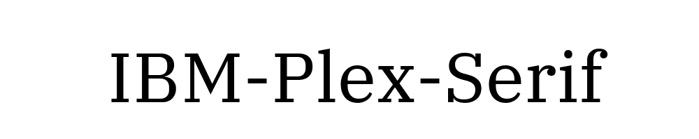 IBM-Plex-Serif