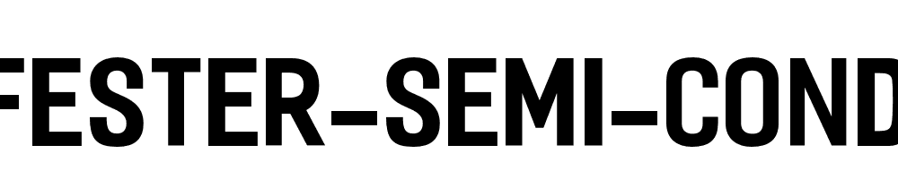 Iciel Fester Semi Condensed