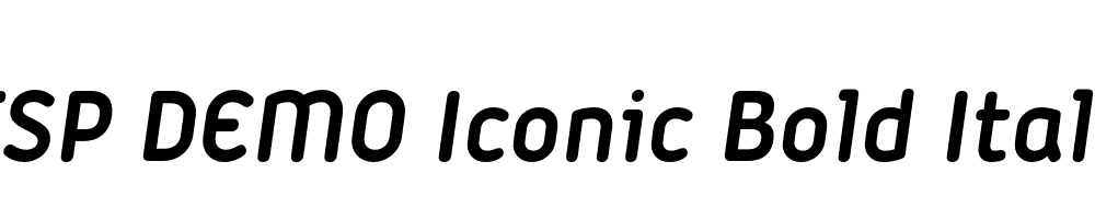 FSP DEMO Iconic Bold Italic