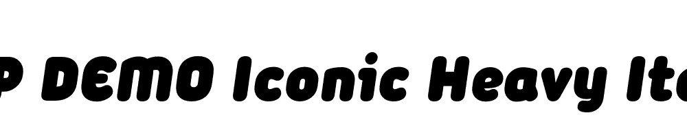 FSP DEMO Iconic Heavy Italic