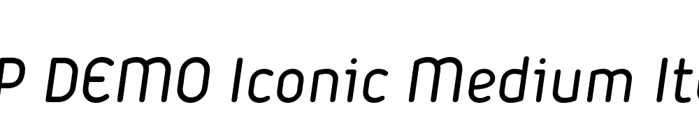 FSP DEMO Iconic Medium Italic