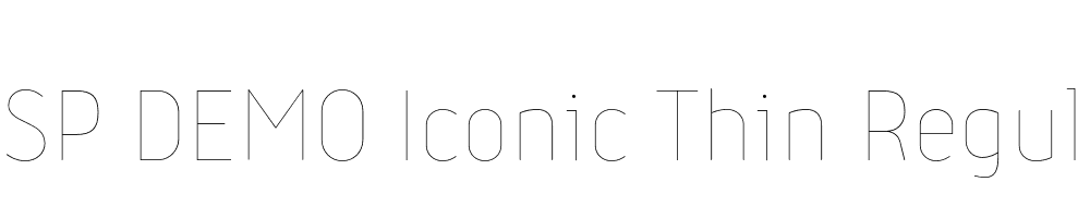 FSP DEMO Iconic Thin Regular