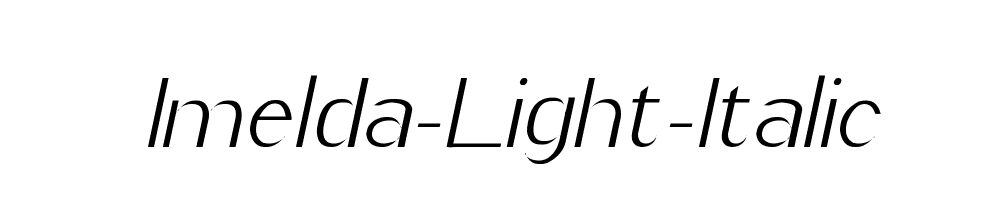 Imelda-Light-Italic