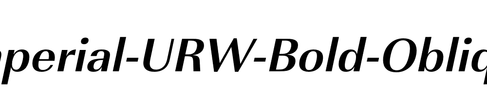 Imperial-URW-Bold-Oblique