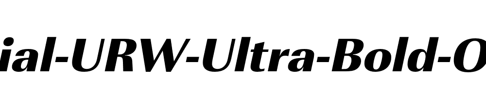 Imperial-URW-Ultra-Bold-Oblique