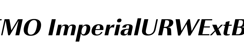 FSP DEMO ImperialURWExtBol Italic