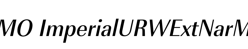 FSP DEMO ImperialURWExtNarMed Italic