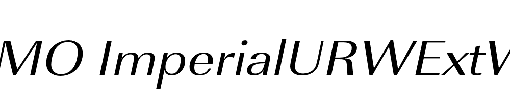 FSP DEMO ImperialURWExtWid Italic