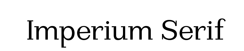 Imperium Serif