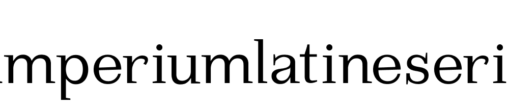 Imperiumlatineserif