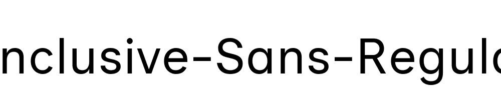 Inclusive-Sans-Regular