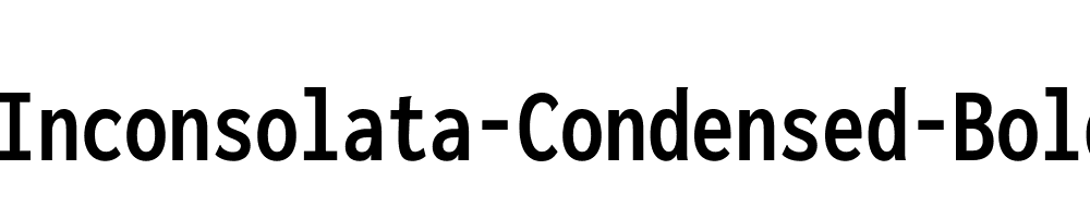 Inconsolata-Condensed-Bold