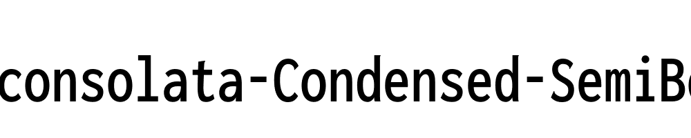 Inconsolata-Condensed-SemiBold