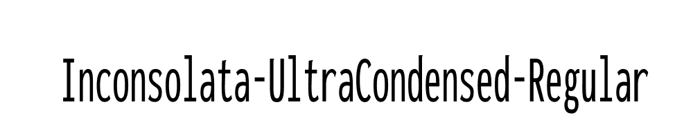 Inconsolata-UltraCondensed-Regular