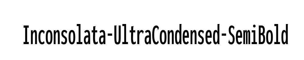 Inconsolata-UltraCondensed-SemiBold