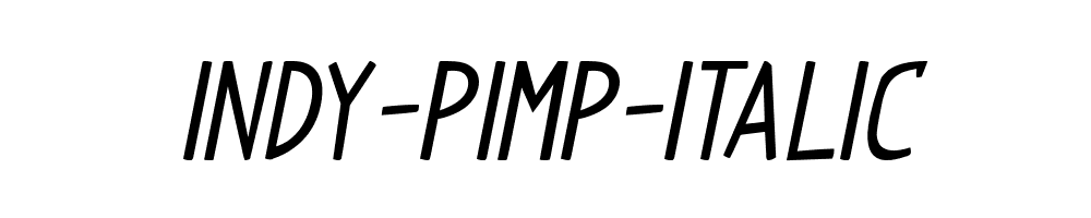 Indy-Pimp-Italic