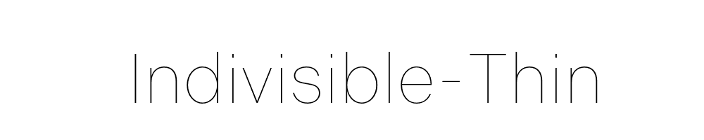 Indivisible-Thin