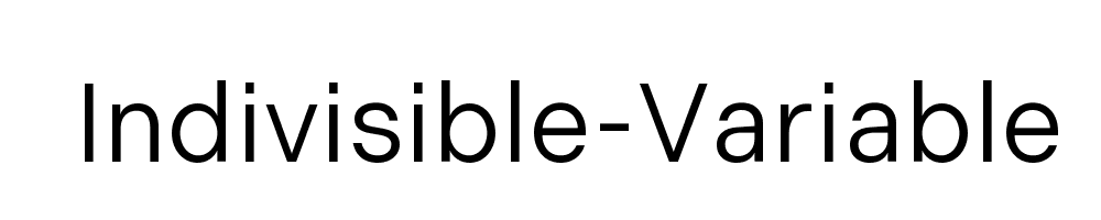 Indivisible-Variable