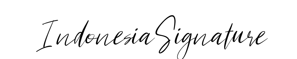 IndonesiaSignature