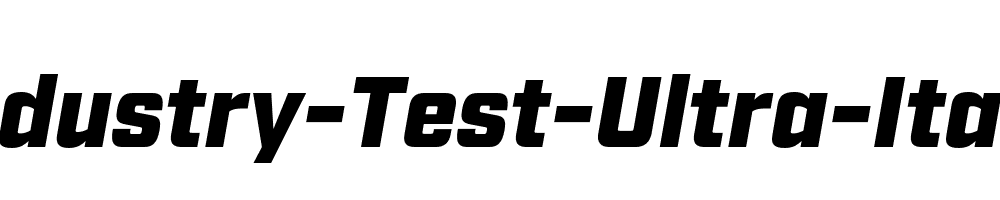 Industry-Test-Ultra-Italic