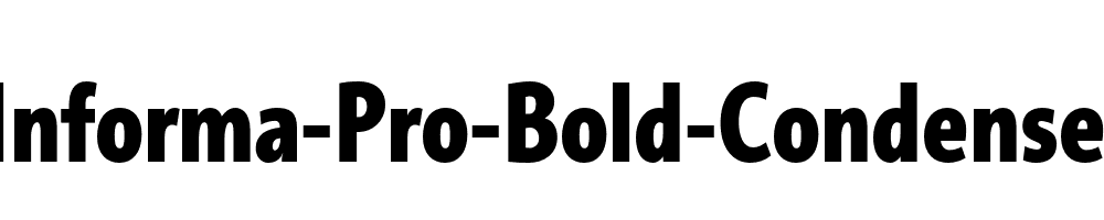 Informa-Pro-Bold-Condensed