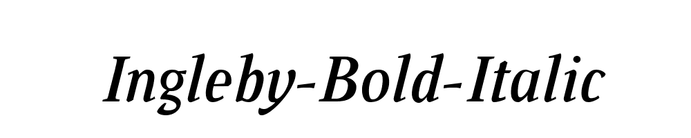 Ingleby-Bold-Italic