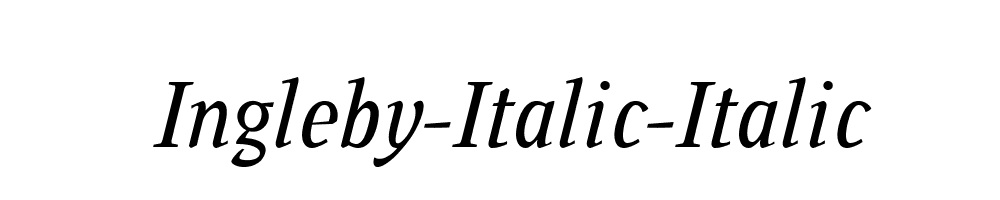 Ingleby-Italic-Italic