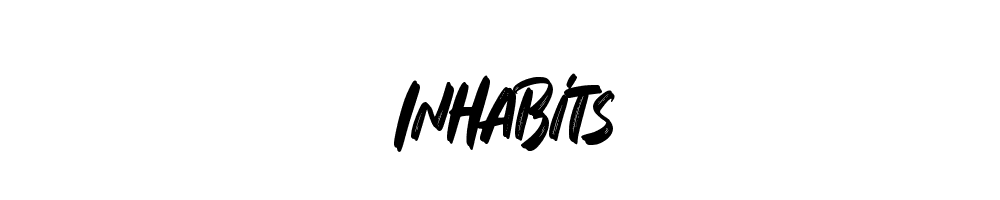 Inhabits