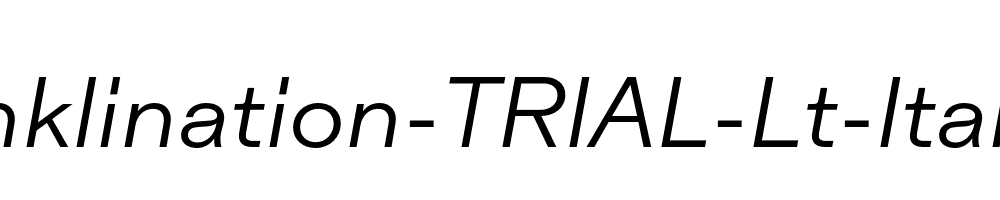 Inklination-TRIAL-Lt-Italic