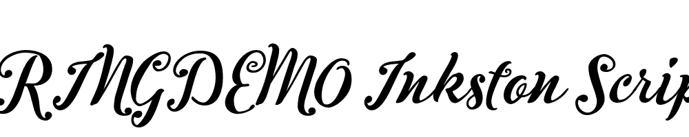  DEMO Inkston Script Regular