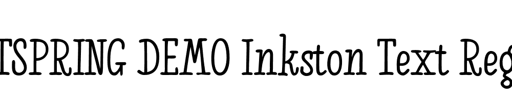  DEMO Inkston Text Regular