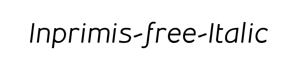 Inprimis-free-Italic