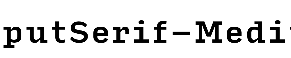 InputSerif-Medium