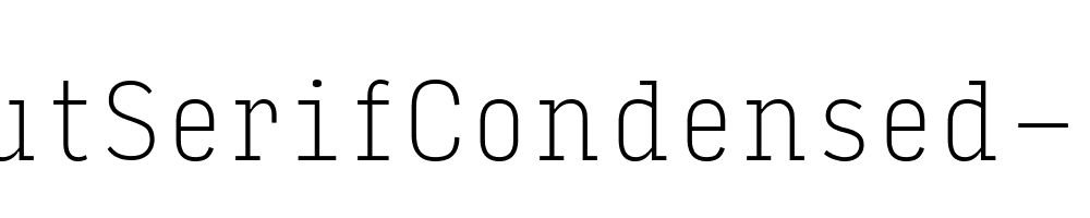 InputSerifCondensed-Thin