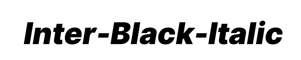 Inter-Black-Italic