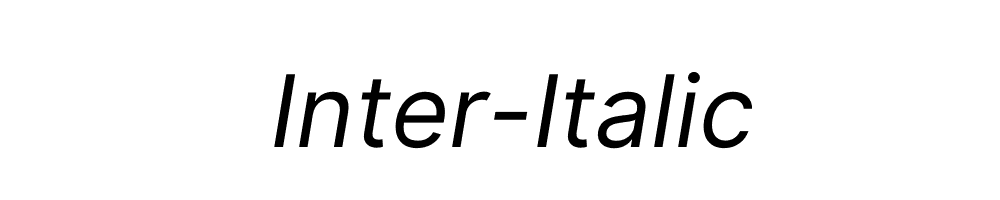 Inter-Italic