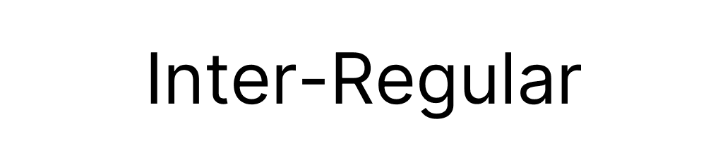 Inter-Regular