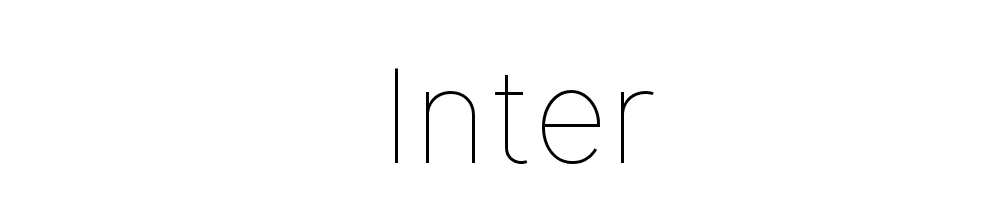 Inter Font Full Family Free Download Now 