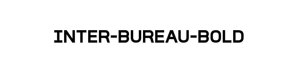 Inter-Bureau-Bold